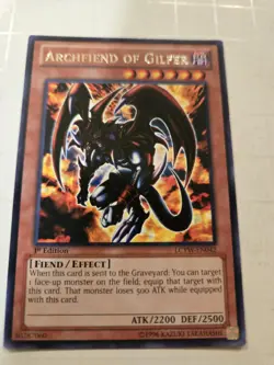 Archfiend of Gilfer [1st Edition] LCYW-EN042 YuGiOh Legendary Collection 3: Yugi - Image 1