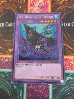 Yugioh! Sea Monster Of Theseus RATE-EN081 Secret Rare Unlimited NM - Image 1