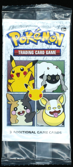 Pokemon 25th Anniversary Pack Pikachu SWSH039 + 2 other cards General Mills - Image 1