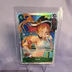 Nami OP14-031 Holo Blocker Character 2000 Power 4 Cost One Piece CCG - Image 1