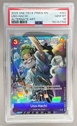 150151702 Uso-Hachi 2025 One Piece Royal Blood OP10 #ST18-001 Alternate PSA 10 - Image 1