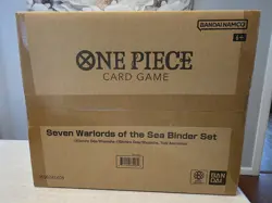 One Piece Card Game Seven Warlords of the Sea Binder Set English, New Sealed - Image 1
