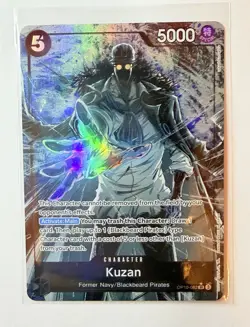 One Piece TCG ENGLISH Kuzan PARALLEL Alt Art OP10-082 Foil Royal Blood Rare SR - Image 1
