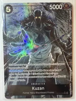 One Piece TCG ENGLISH Kuzan PARALLEL Alt Art OP10-082 Foil Royal Blood Rare SR - Image 2
