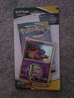 Pokemon Evolving Skies Checklane Blister Pack Slowpoke Promo Brand New Sealed - Image 1