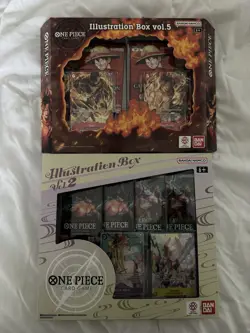 One Piece Bandai TCG Card Game - Illustration Box Vol 2 & Vol 5 - Image 1