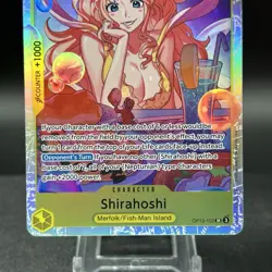 Shirahoshi OP12-102 SR Foil Legacy of Master One Piece Card - Image 2