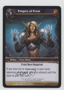 2007 World of Warcraft TCG: Through the Dark Portal Fingers of Frost #42 - Image 1