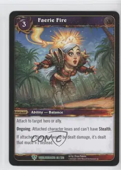 2010 World of Warcraft TCG: Worldbreaker Faerie Fire #35 - Image 1