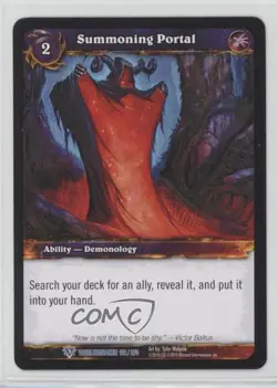 2010 World of Warcraft TCG: Worldbreaker Summoning Portal #112 - Image 1