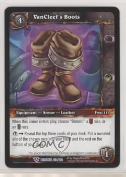 2013 World of Warcraft TCG: Betrayal of the Guardian VanCleef's Boots #173 - Image 1