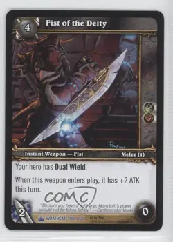 2010 World of Warcraft TCG: Wrathgate Fist of the Deity #190 - Image 1