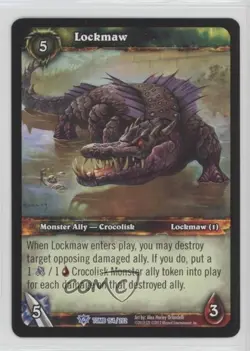 2012 World of Warcraft TCG: Tomb of the Forgotten Lockmaw #154 - Image 1