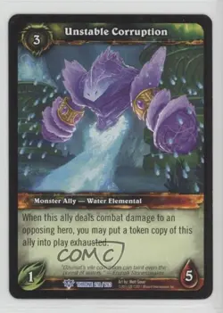 2011 World of Warcraft TCG: Throne of the Tides Unstable Corruption #218 - Image 1