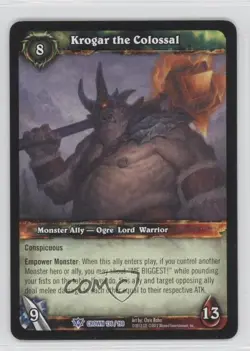 2012 World of Warcraft TCG: Crown of the Heavens Krogar the Colossal #136 - Image 1