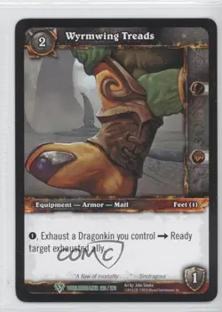 2010 World of Warcraft TCG: Worldbreaker Wyrmwing Treads #228 - Image 1