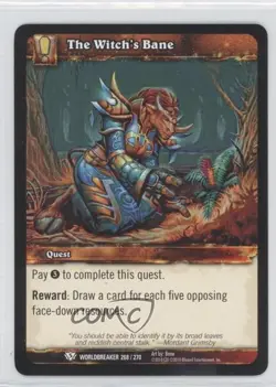 2010 World of Warcraft TCG: Worldbreaker The Witch's Bane #268 - Image 1