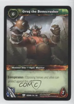 2012 World of Warcraft TCG: Crown of the Heavens Grug the Bonecrusher #134 - Image 1