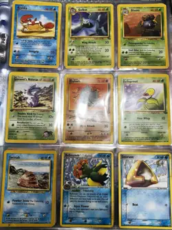 Vintage Non Holo Lot Pokemon TCG Moderate To Damaged 54 Cards Bends Dings Wear - Image 4