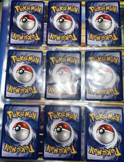 Vintage Non Holo Lot Pokemon TCG Moderate To Damaged 54 Cards Bends Dings Wear - Image 5