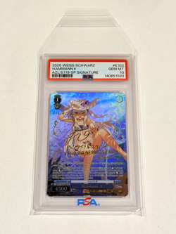 Weiss Schwarz Azur Lane 2 - Hammann II SP Signed Gold Signature PSA 10 ENG - Image 3