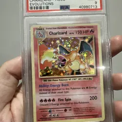 Pokemon 2016 XY Evolutions Charizard Holo 11/108 PSA 9 ( FADED ON THE FRONT) - Image 5