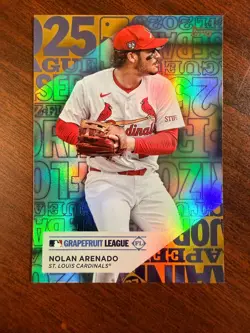 2025 Topps Nolan Arenado Training Grounds tg-1 /50 Gold Foil - Image 1