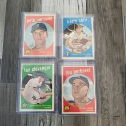 1958 Topps Baseball (LOT of 16) Vintage Major League Baseball Cards MLB - Image 2