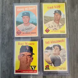 1958 Topps Baseball (LOT of 16) Vintage Major League Baseball Cards MLB - Image 3