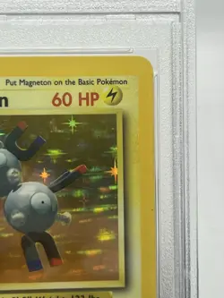 Pokemon TCG Magneton 9/102 Base Set Holo Rare PSA 6 - Image 4