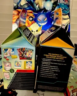 Pokemon Sealed Cyrus & Lillie Premium Tournament Collection Milk Box - Image 3