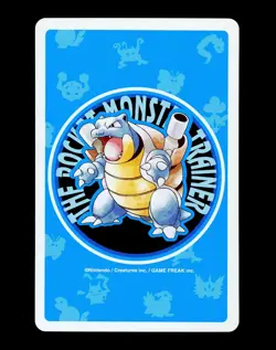 Pokemon METAPOD Japanese BLUE Blastoise Deck 2 of Diamonds POKER Card #011B MINT - Image 2