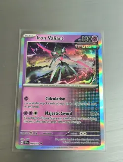 ⭐Iron Valiant - 080/162 Temporal Forces Holo Rare Pokemon - MINT CONDITION - Image 1
