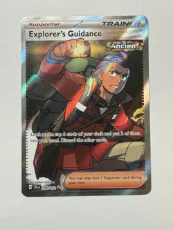 Pokemon TCG - Explorer's Guidance - Temporal Forces 200/162 Full Art Trainer - Image 1