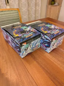 Pokemon Chilling Reign Lot Of 2 Empty Build & Battle Display Box No Packs/Cards - Image 3