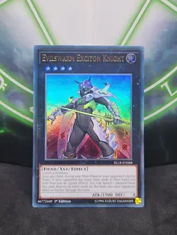 Yugioh Evilswarm Exciton Knight BLLR-EN068 Ultra Rare 1st Edition NM - Image 1