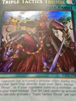 3x Triple Tactics Thrust | RA03-EN072 | Ultra Rares | NM | 1st Ed | YuGiOh! - Image 2