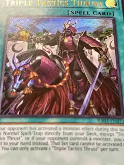 3x Triple Tactics Thrust | RA03-EN072 | Ultra Rares | NM | 1st Ed | YuGiOh! - Image 5