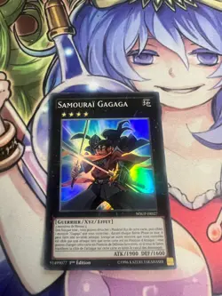 GAGAGA SAMURAI FRENCH SUPER RARE WSUP-EN027 FR027 NEAR MINT YUGIOH - Image 1