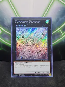Yugioh Tornado Dragon BLRR-EN084 Secret Rare 1st Edition NM - Image 1