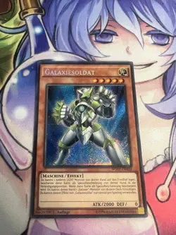 GALAXY SOLDIER GERMAN SECRET RARE WSUP-EN010 DE010 NEAR MINT YUGIOH - Image 1