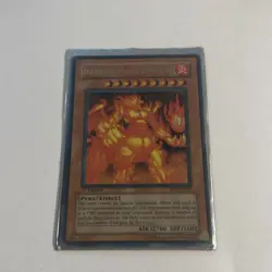 Yugioh Infernal Flame Emperor SD3-EN001 1st Ed Ultra Rare Holo TCG Card - Image 1