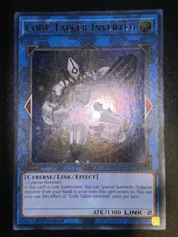 Yugioh! - Code Talker Inverted - RA01-EN045 - Ultra Rare - NM/M - Image 1