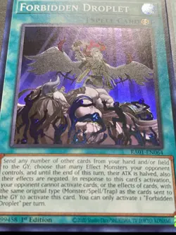 3x Forbidden Droplet | RA01-EN064 | Super Rares | NM | 1st Edition | YuGiOh! - Image 2