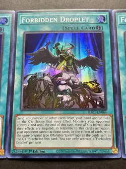 3x Forbidden Droplet | RA01-EN064 | Super Rares | NM | 1st Edition | YuGiOh! - Image 5