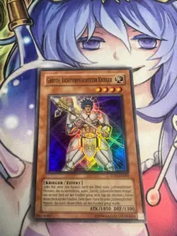 GAROTH, LIGHTSWORN WARRIOR GERMAN SUPER RARE TU01-EN002 DE002 YUGIOH - Image 1