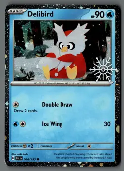 Delibird 046/193 (Holiday Calendar) - Pokemon Card Stamped - Image 1