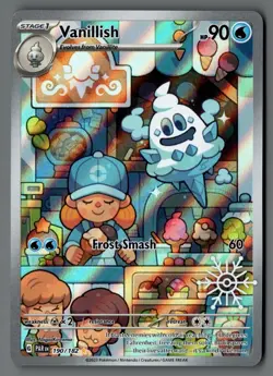 Vanillish - 190/182 Holiday Calendar 2025 Pokemon Card Stamped - Image 1