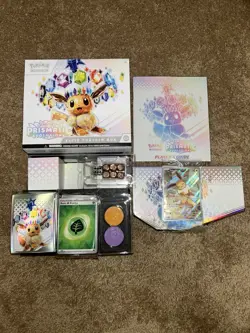Pokemon Prismatic Evolutions Elite Trainer Box ETB - OPENED - Promo Card Include - Image 1