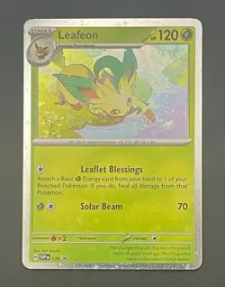 Pokemon Card Leafeon 170 Black Star Promo - Near Mint - Image 1